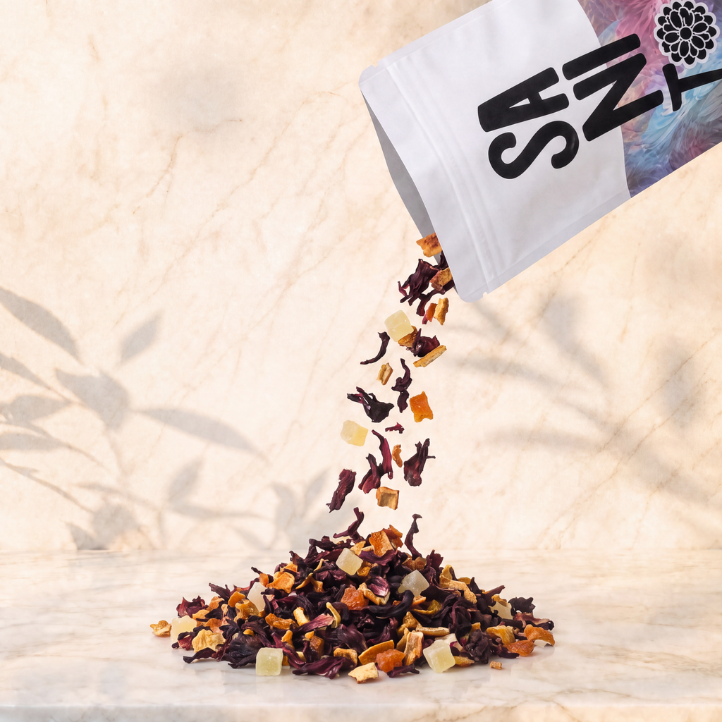 Infusión Flor de Jamaica, Piña y Naranja