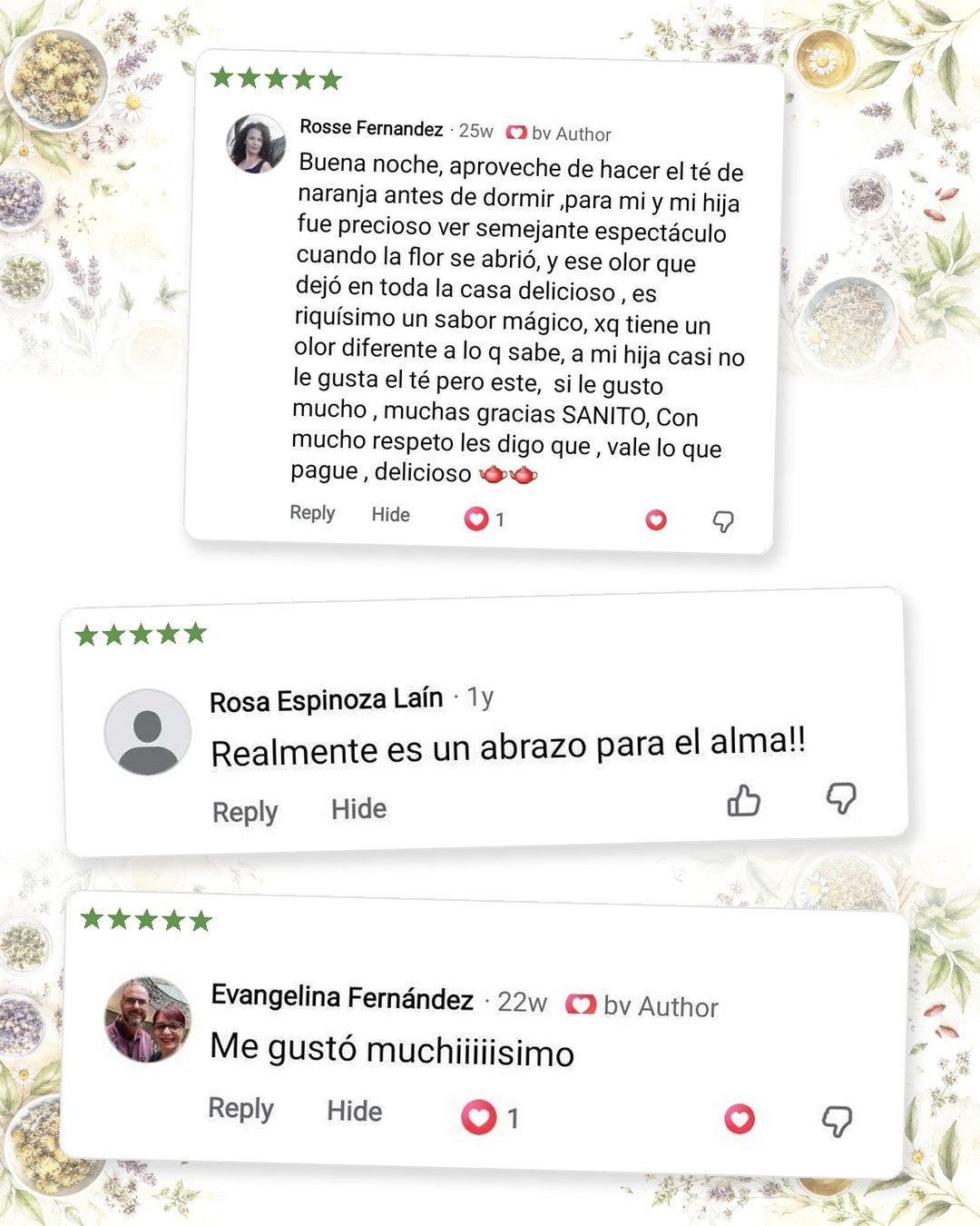 Comentarios de clientes 3